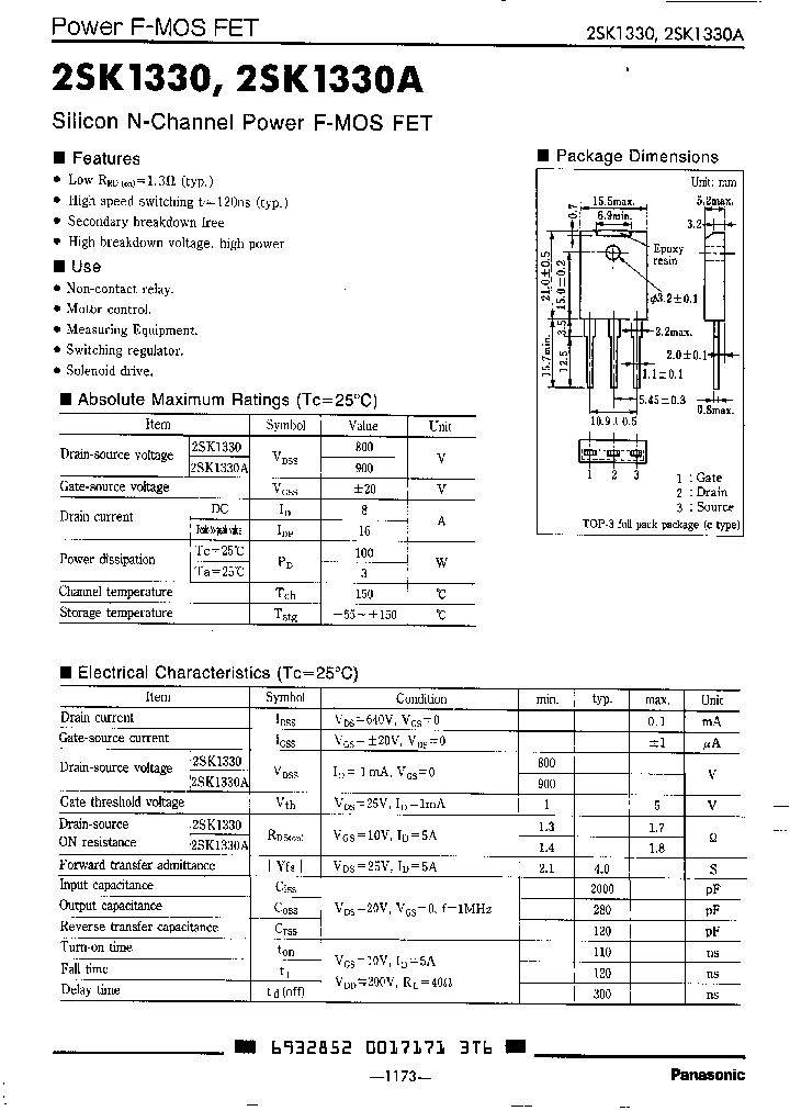 2SK1330A_6654184.PDF Datasheet