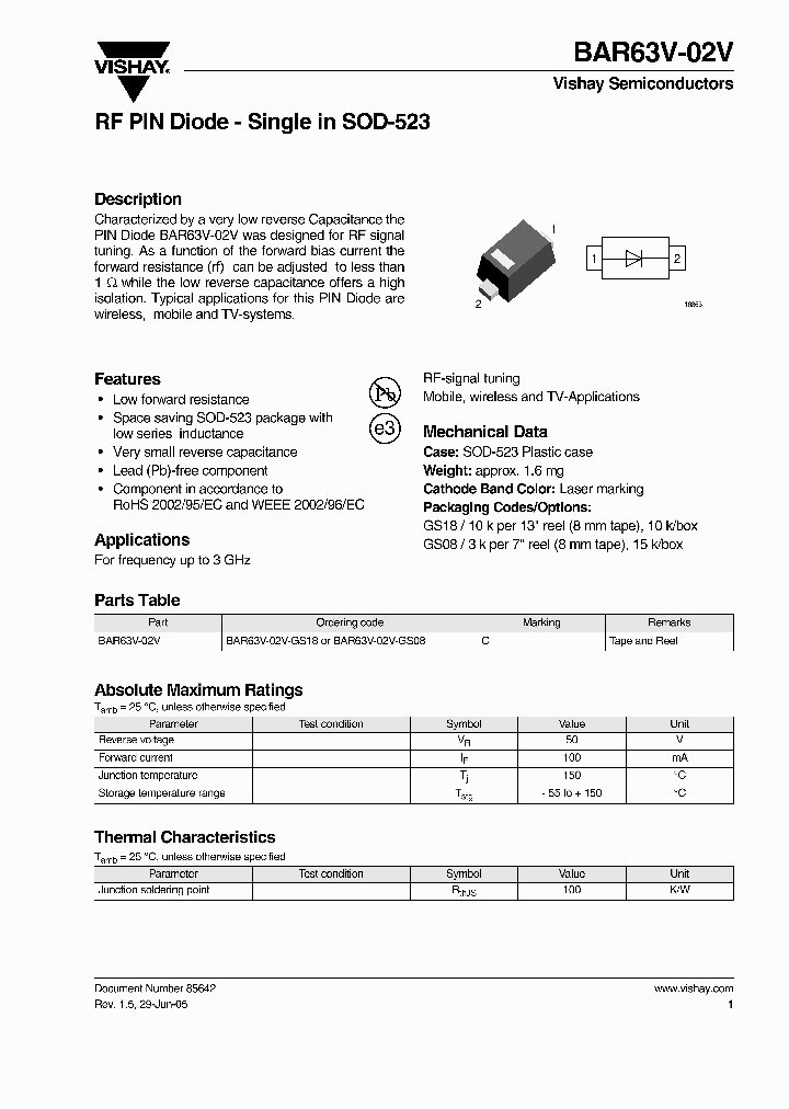 BAR63V-02V-GS18_6658247.PDF Datasheet