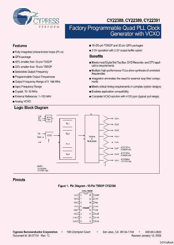 CY22388ZXC-XXXT_6647068.PDF Datasheet