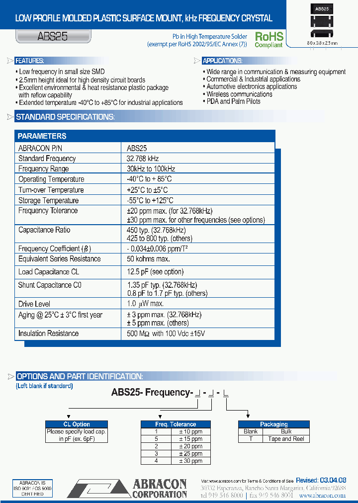 ABS25--32768KHZ-6-2_6659726.PDF Datasheet