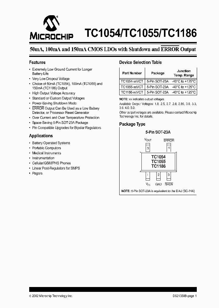 TC1186-285VCT_6659738.PDF Datasheet