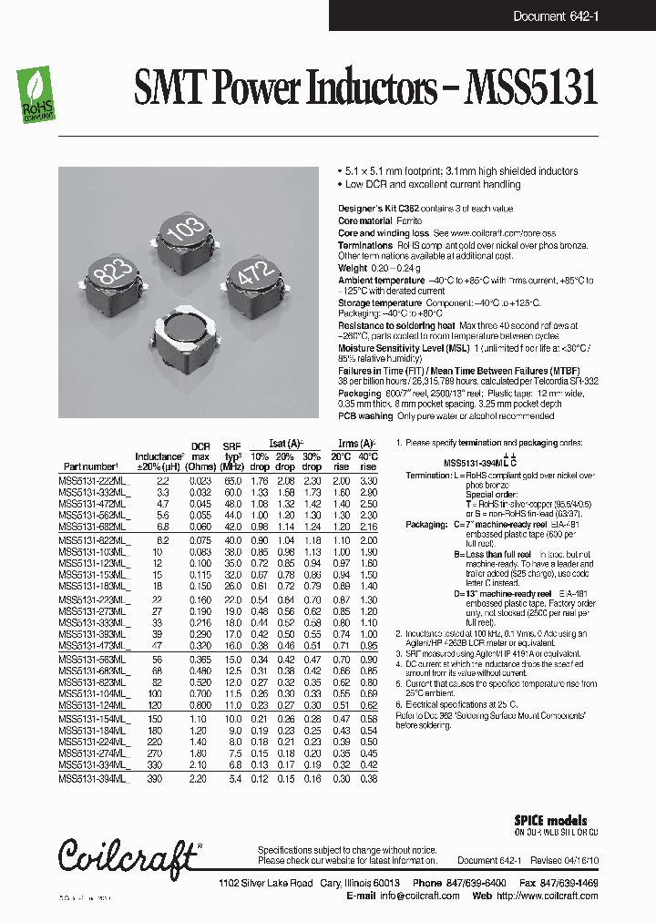 MSS5131-683MSB_6660373.PDF Datasheet