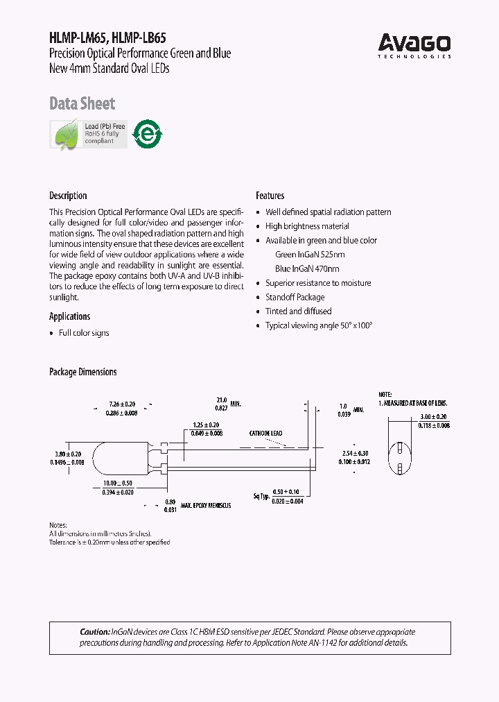 HLMP-LB65-T25DD_6658167.PDF Datasheet