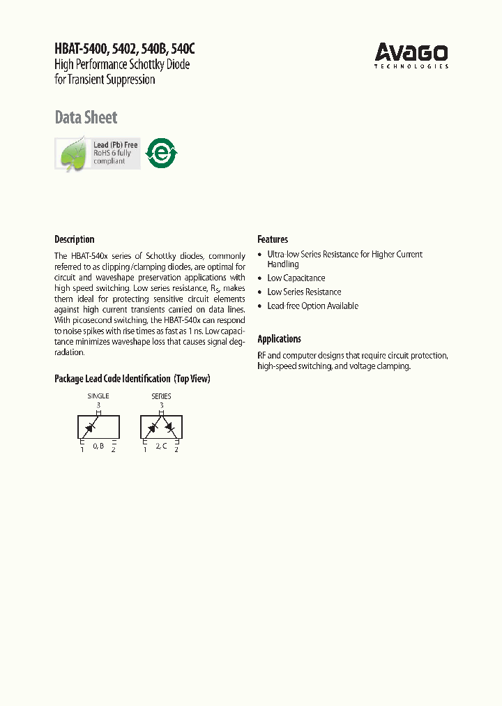 HBAT-540B-BLKG_6659790.PDF Datasheet