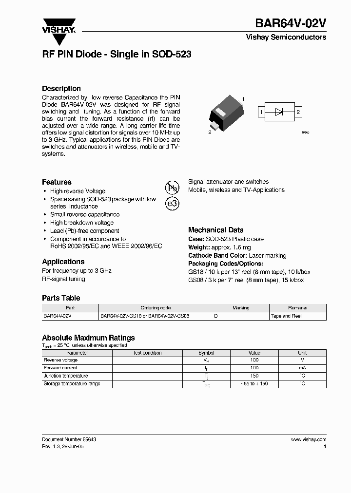 BAR64V-02V-GS18_6658248.PDF Datasheet