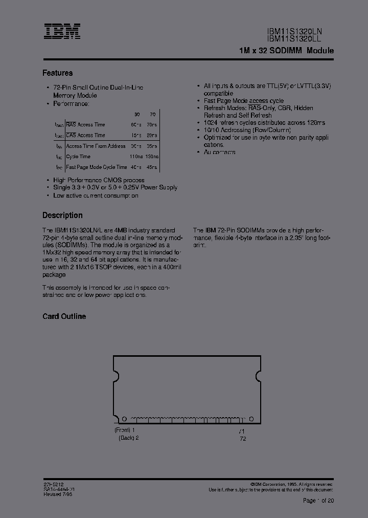IBM11S1320LNB-60_6660108.PDF Datasheet