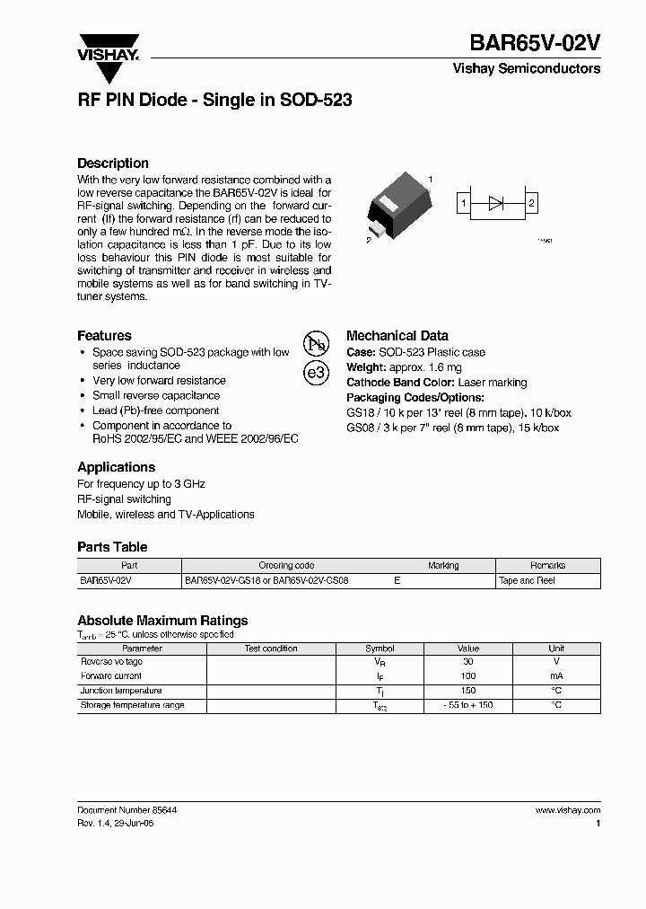 BAR65V-02V-GS18_6658249.PDF Datasheet