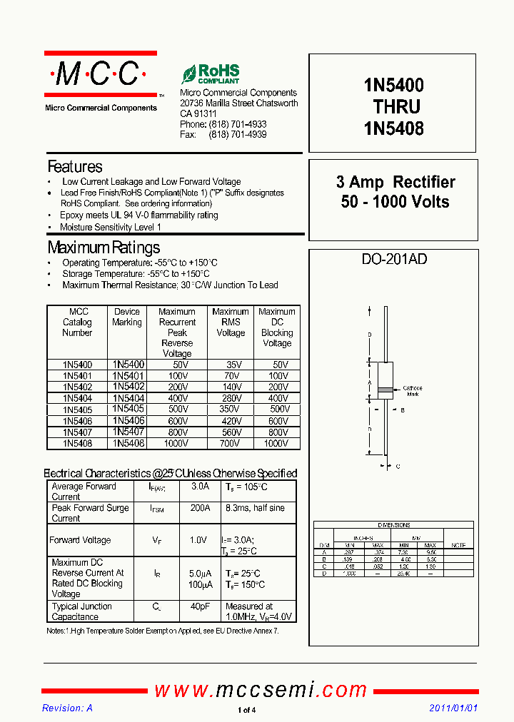 1N5408-TP_6659782.PDF Datasheet