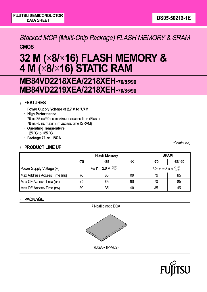MB84VD22184EH-70PBS_6663143.PDF Datasheet