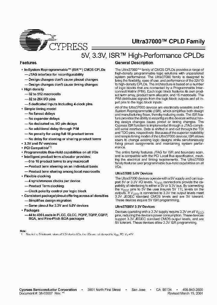 CYPRESSSEMICONDUCTORCORP-CY37000_6662965.PDF Datasheet