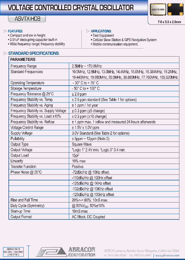 ASVTX-H08-STD-100MHZ-E25_6664646.PDF Datasheet