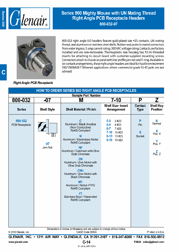 800-032-07Z16-4SN_6664421.PDF Datasheet