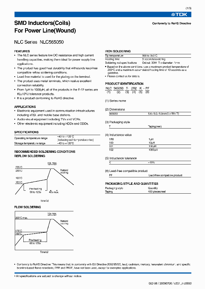 NLC565050T-470K-PF_6667402.PDF Datasheet