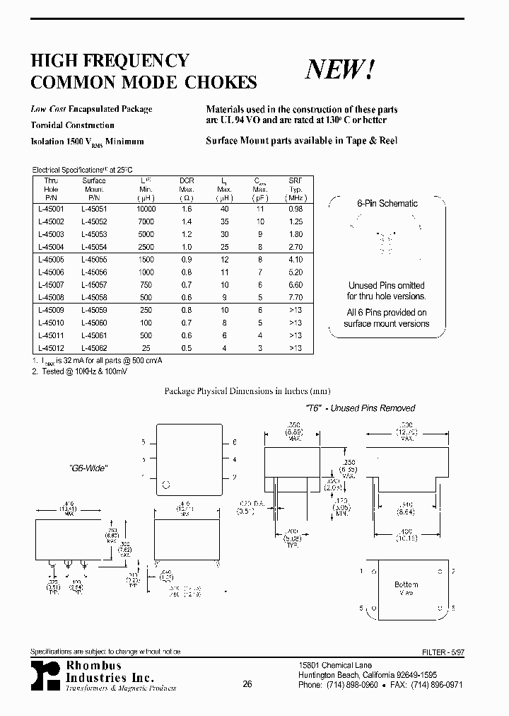 L-45060_6671276.PDF Datasheet