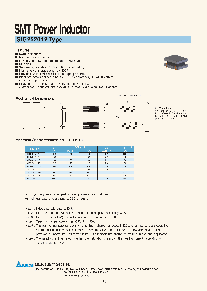 SIG252012-4R7_6675152.PDF Datasheet