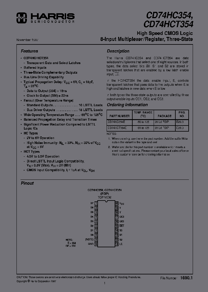 CD74HC354E96_6677021.PDF Datasheet