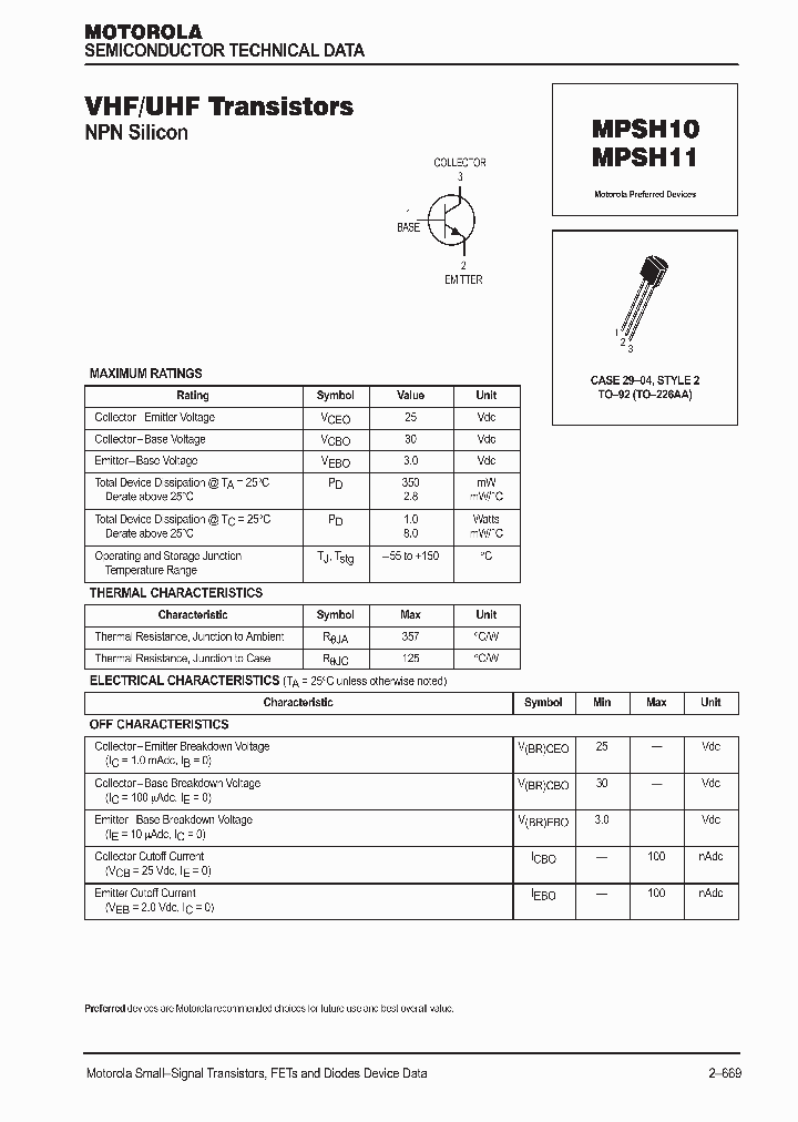 MPSH11RLRM_6678065.PDF Datasheet