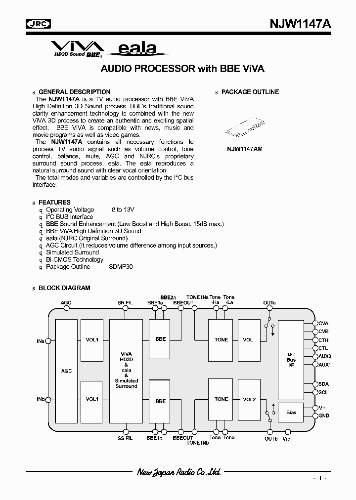 NJW1147AM_6670785.PDF Datasheet