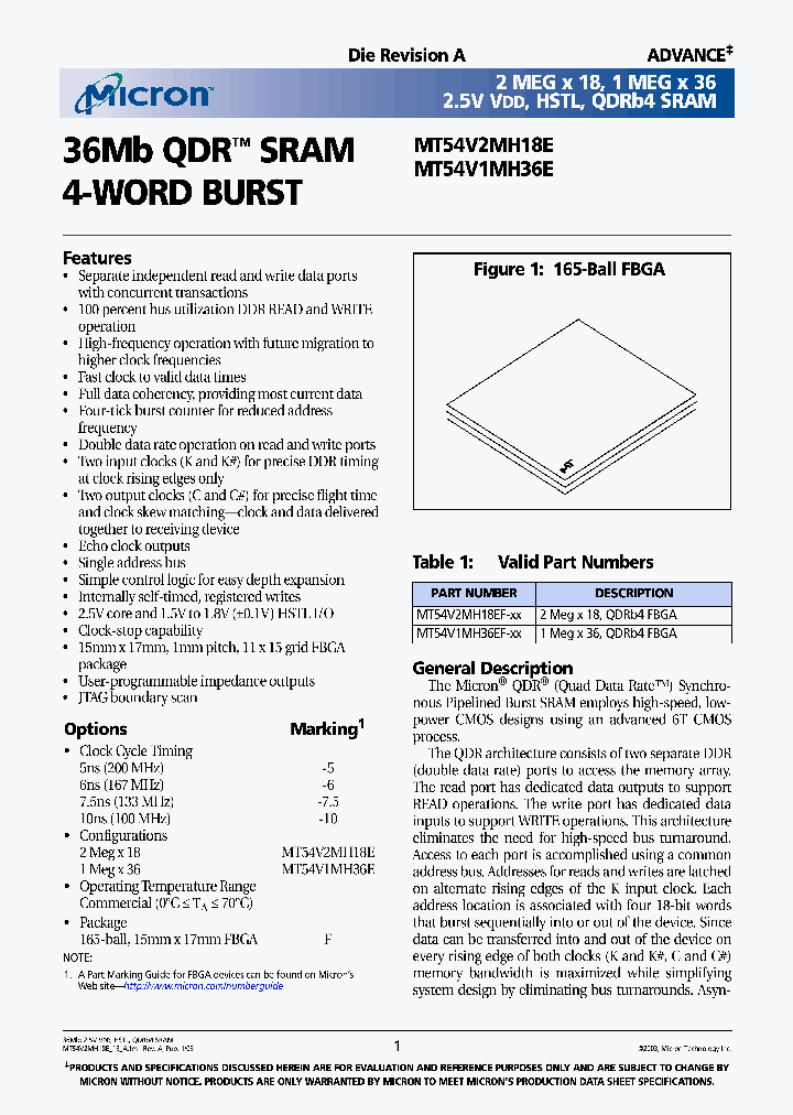MT54V2MH18EF-10_6677173.PDF Datasheet