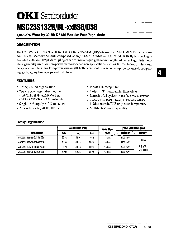 MSC23S132B-10DS8_6674860.PDF Datasheet