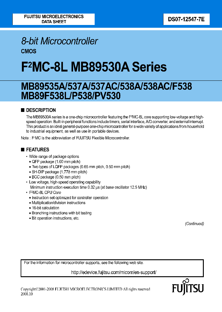 FUJITSULTD-MB89F538-101PF_6675780.PDF Datasheet