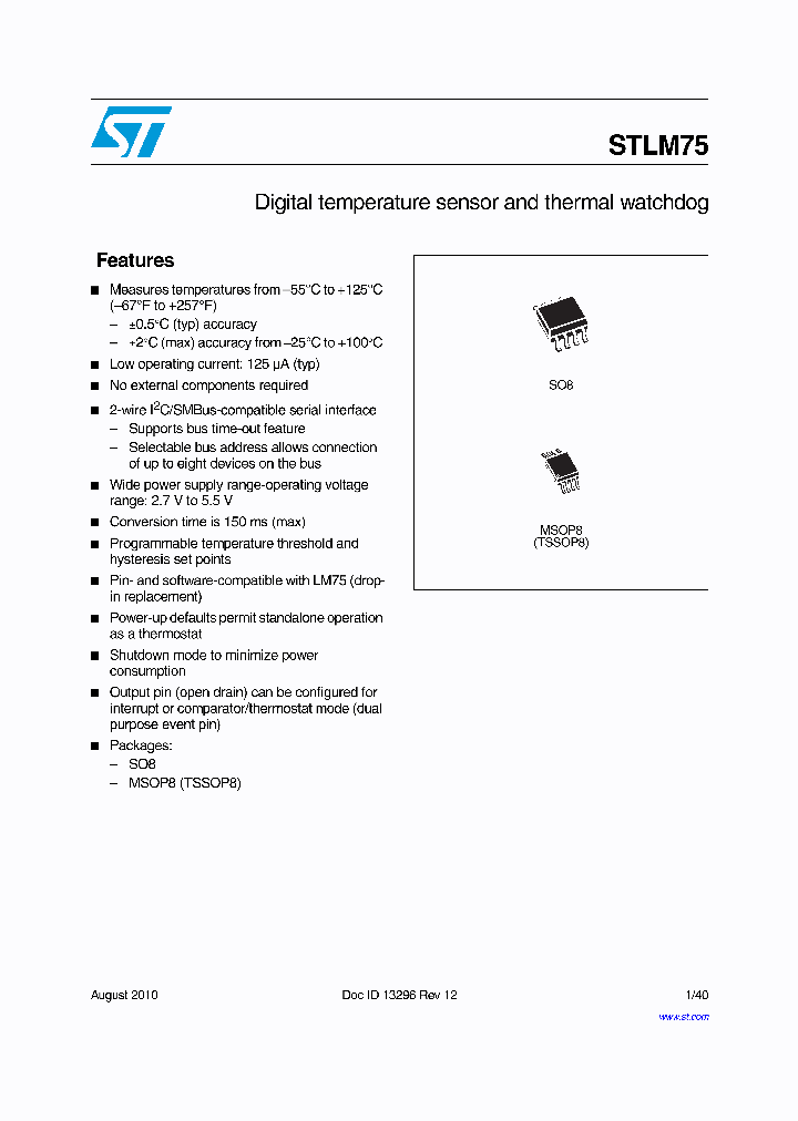 STLM75M2F_6679814.PDF Datasheet