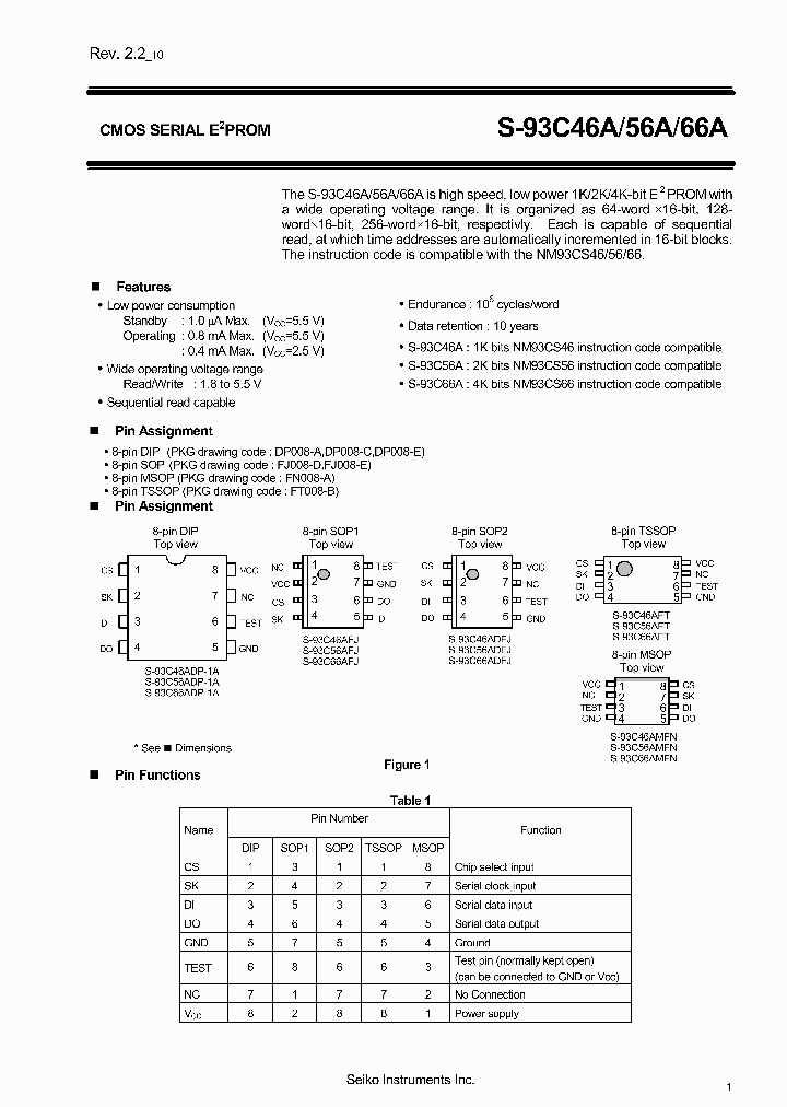S-93C46AFT-TB-S_6681911.PDF Datasheet