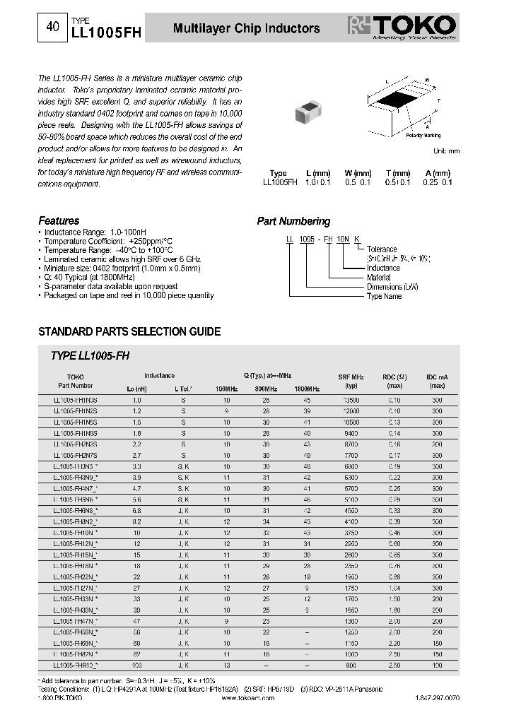 L1005-FH22NJ_6683029.PDF Datasheet