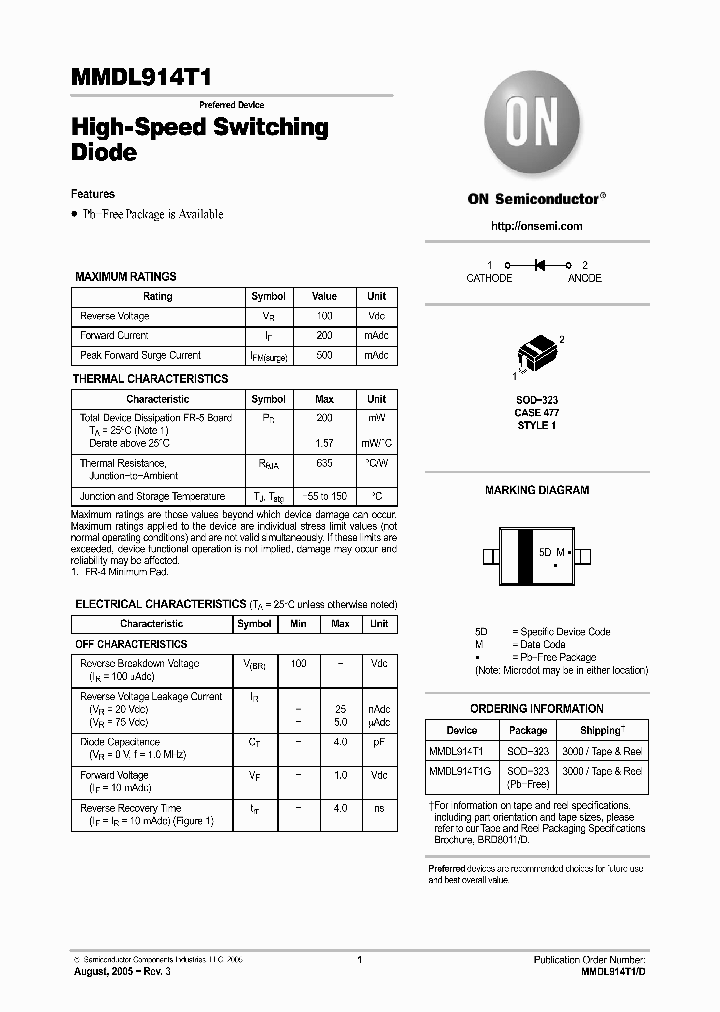 MMDL914T1_6679619.PDF Datasheet