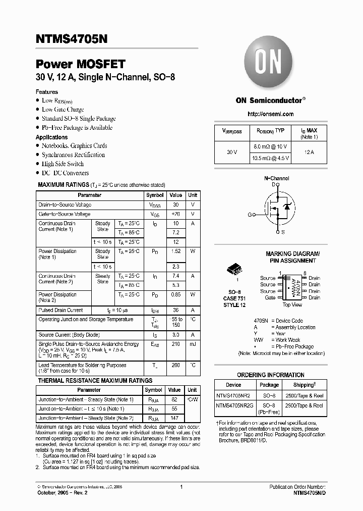 NTMS4705N_6682749.PDF Datasheet