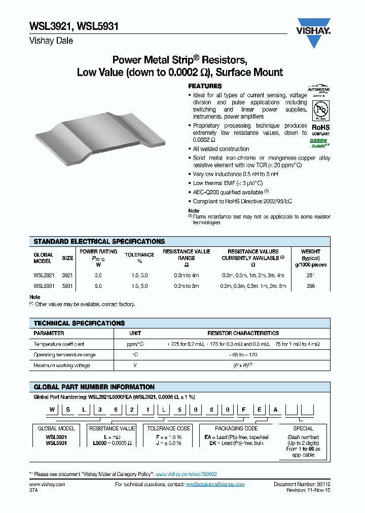 WSL59311L000FEA_6872320.PDF Datasheet