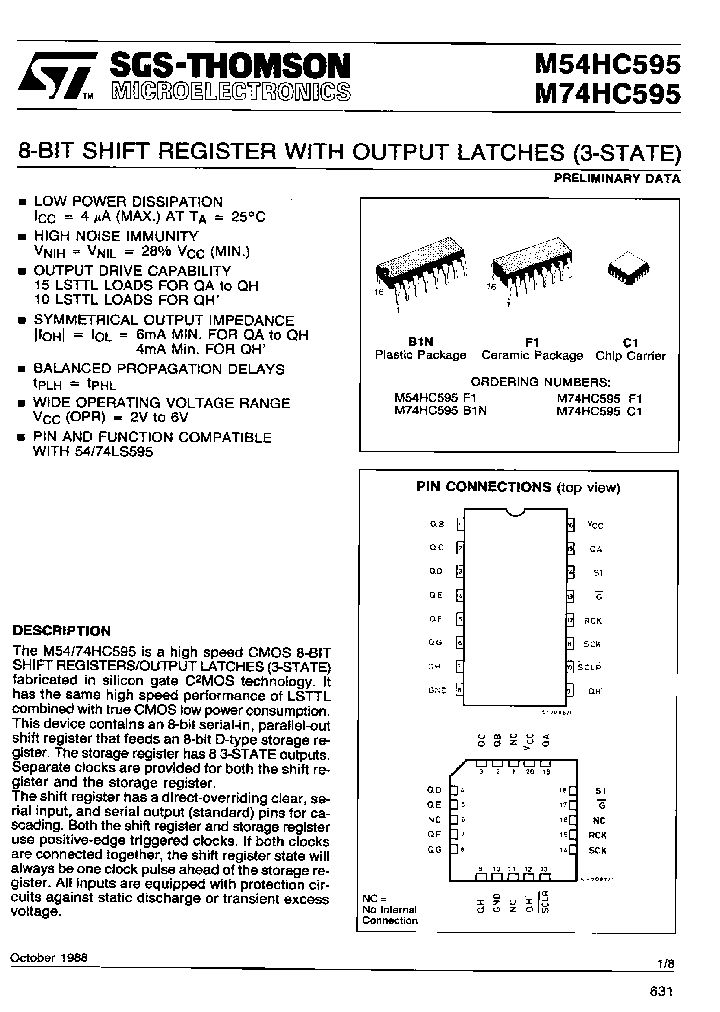 M74HC595F1_6685396.PDF Datasheet