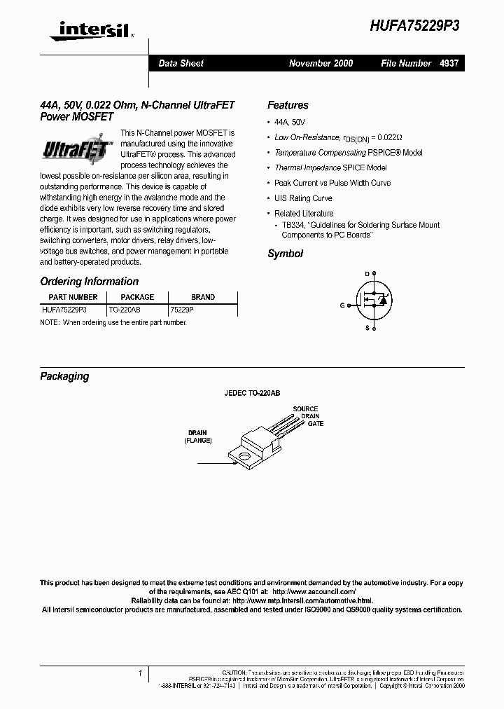 HUFA75229P3_6680573.PDF Datasheet