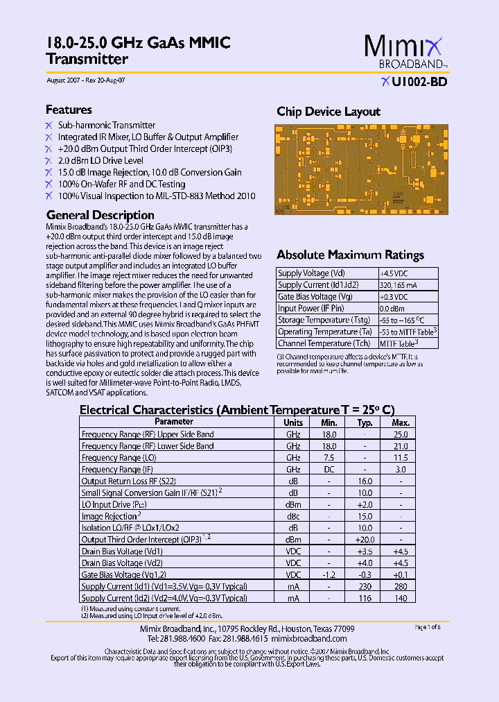 XU1002-BD-000V_6685618.PDF Datasheet