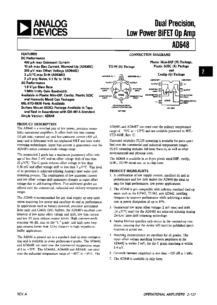 ANALOGDEVICESINC-AD648SH_6687070.PDF Datasheet