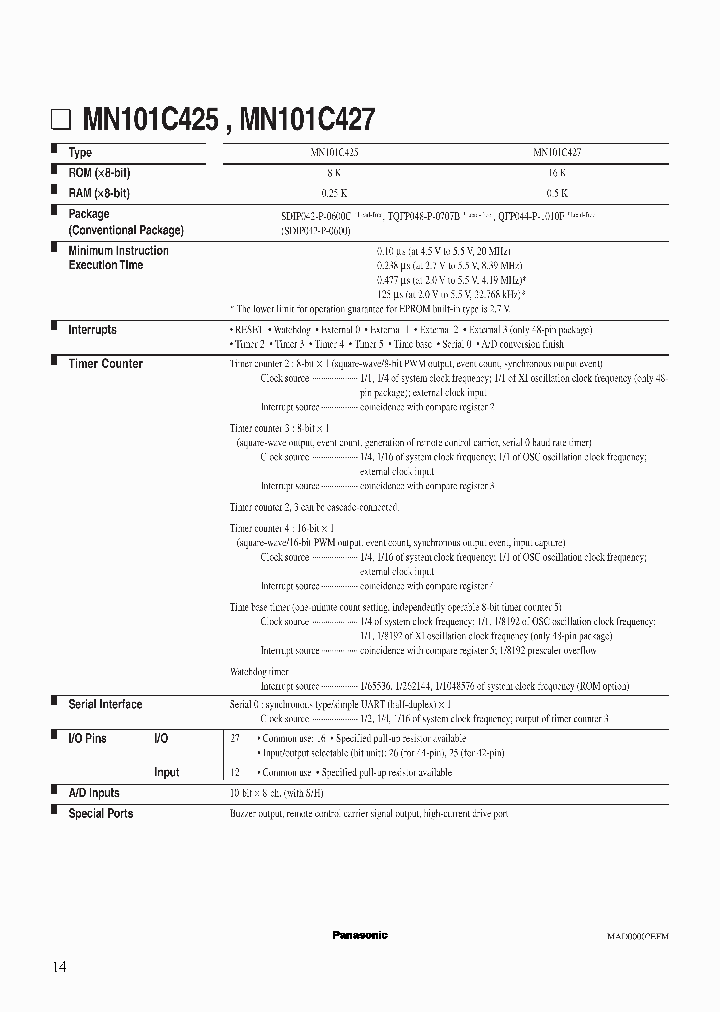 MN101CP427DP_6689129.PDF Datasheet