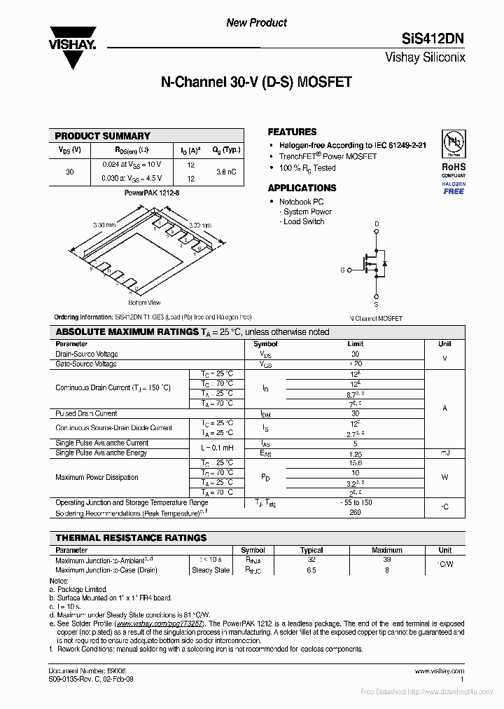 SIS412DN_6881919.PDF Datasheet