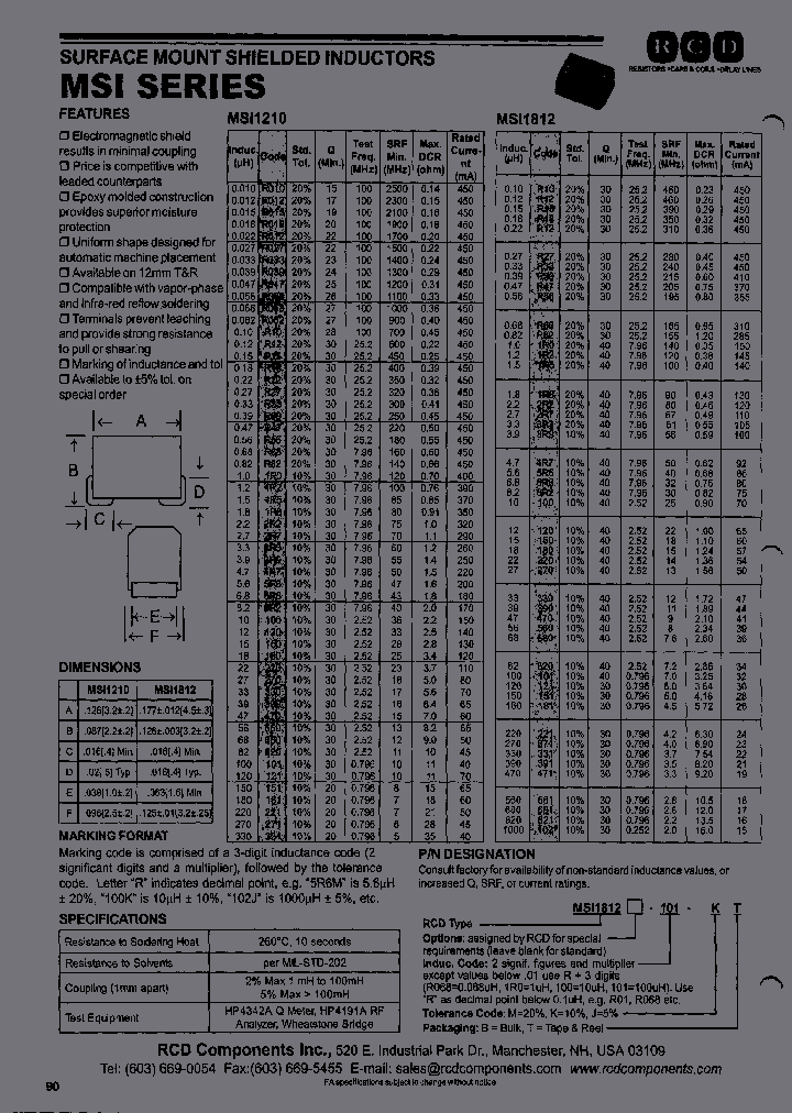 MSI1210-R10-MTW_6687940.PDF Datasheet