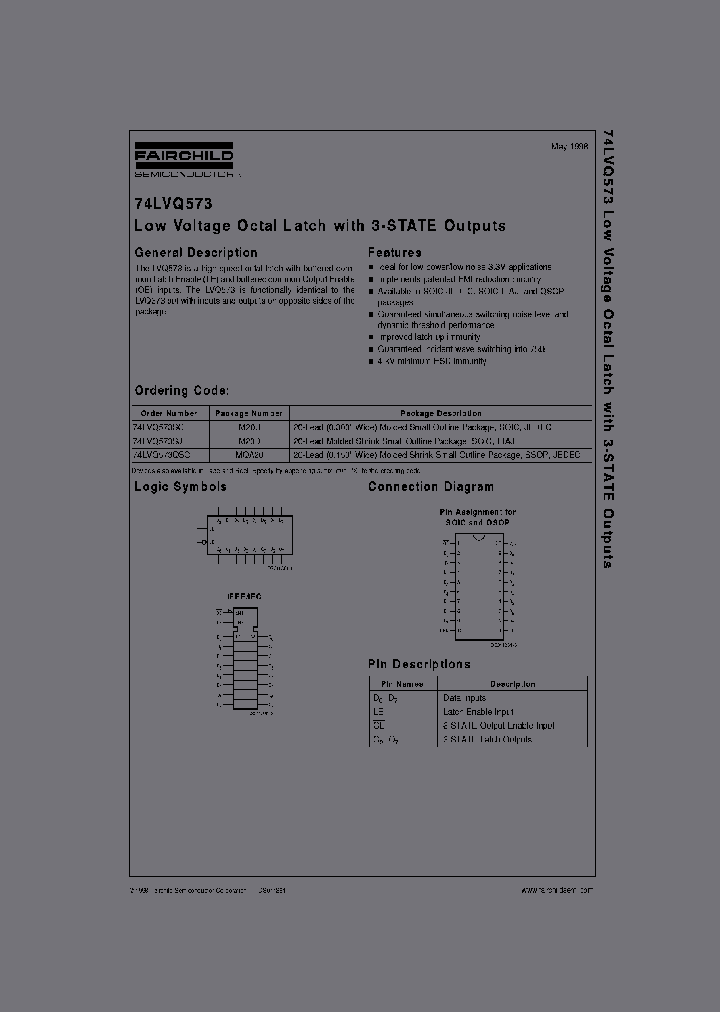 74LVQ573MSA_6691243.PDF Datasheet