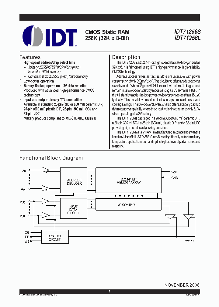 71256L85DB_6693928.PDF Datasheet