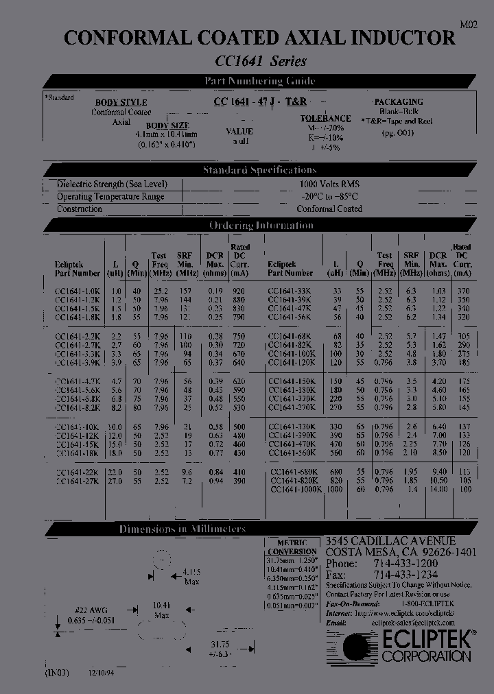 CC1641-47K_6693664.PDF Datasheet