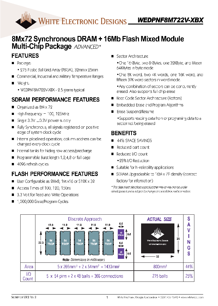 WEDPNF8M722V-1010BI_6694998.PDF Datasheet