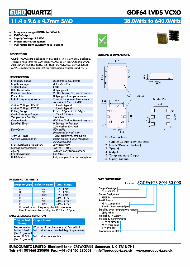 3GDF64A-30T-FREQ_6693680.PDF Datasheet