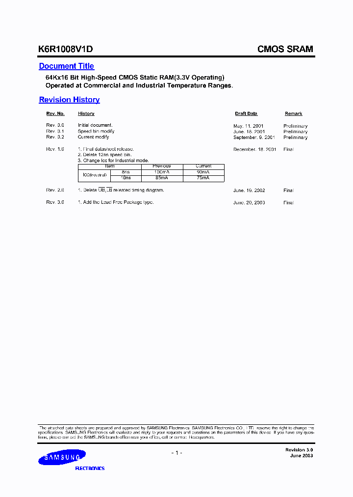 K6R1008V1D-UC100_6693270.PDF Datasheet