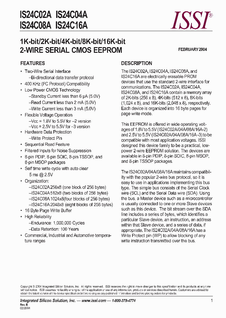 IS24C04A-3GA_6698120.PDF Datasheet