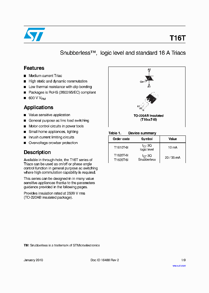 T1610T-6I_6903648.PDF Datasheet