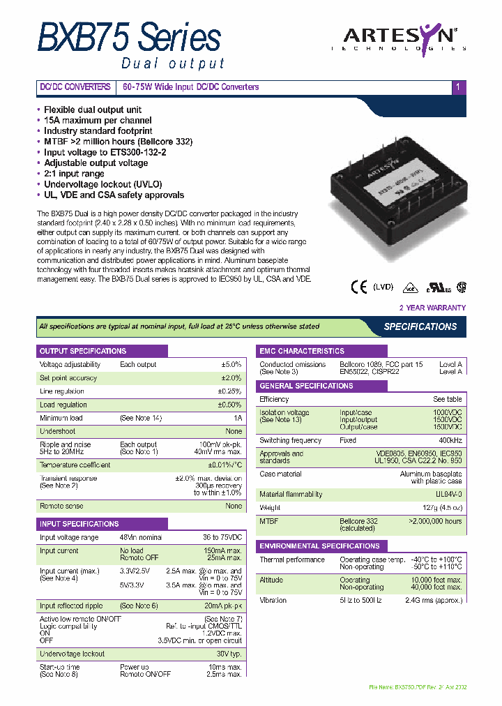 BXB75-48D3V3-2V5FL_6698508.PDF Datasheet
