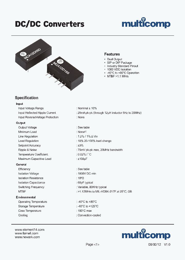 MCA05D12D_6913883.PDF Datasheet