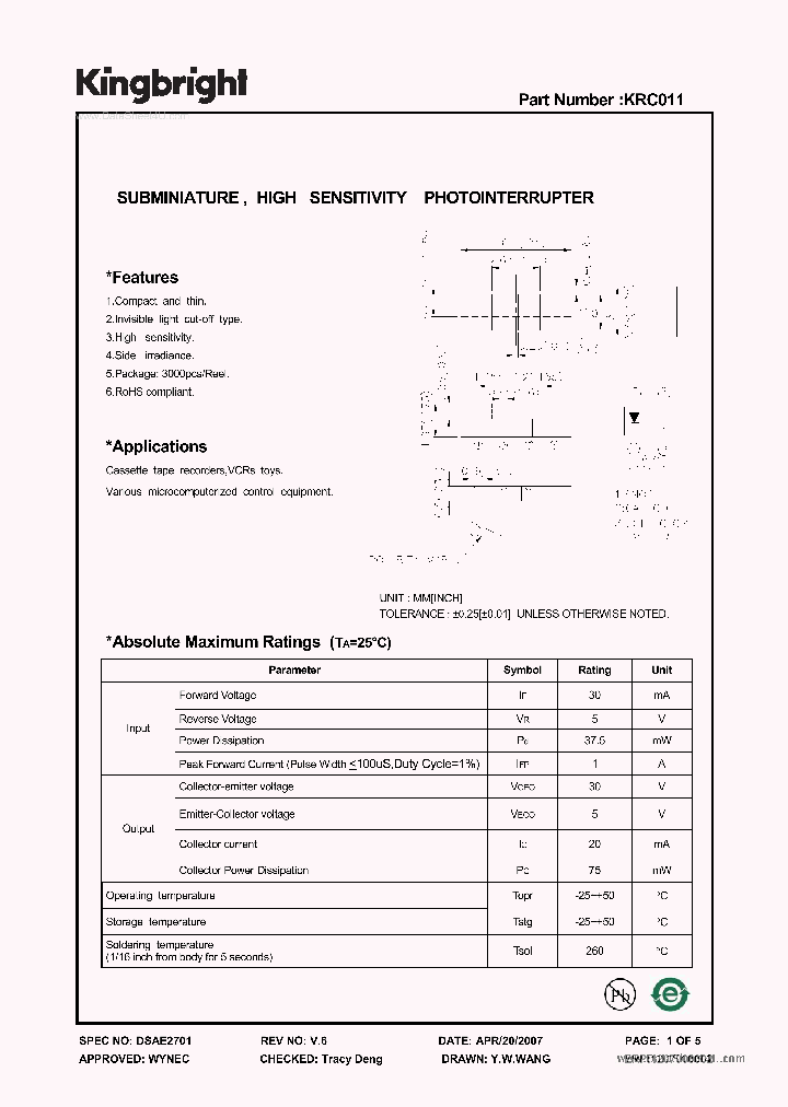 KRC011_6916155.PDF Datasheet