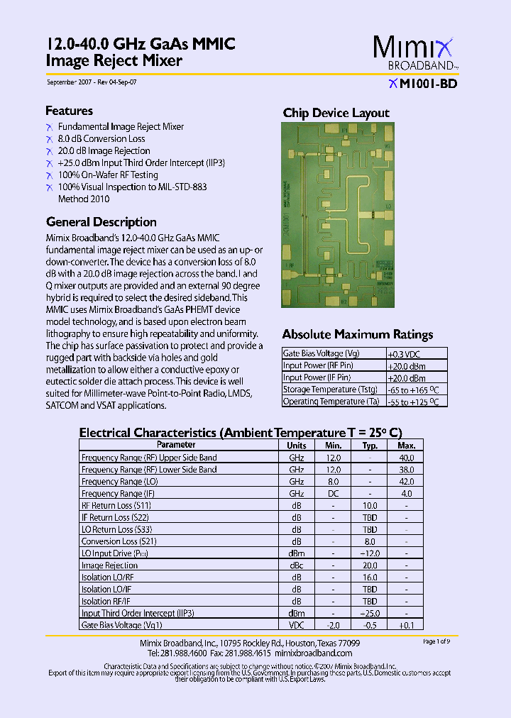 XM1001-BD-000V_6703082.PDF Datasheet